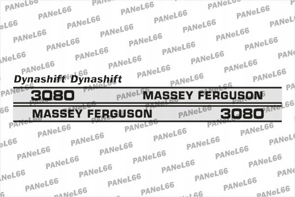 MF3080dyna - НАБОР НАКЛЕЕК MASSEY FERGUSON 3080 DYNASHIFT
