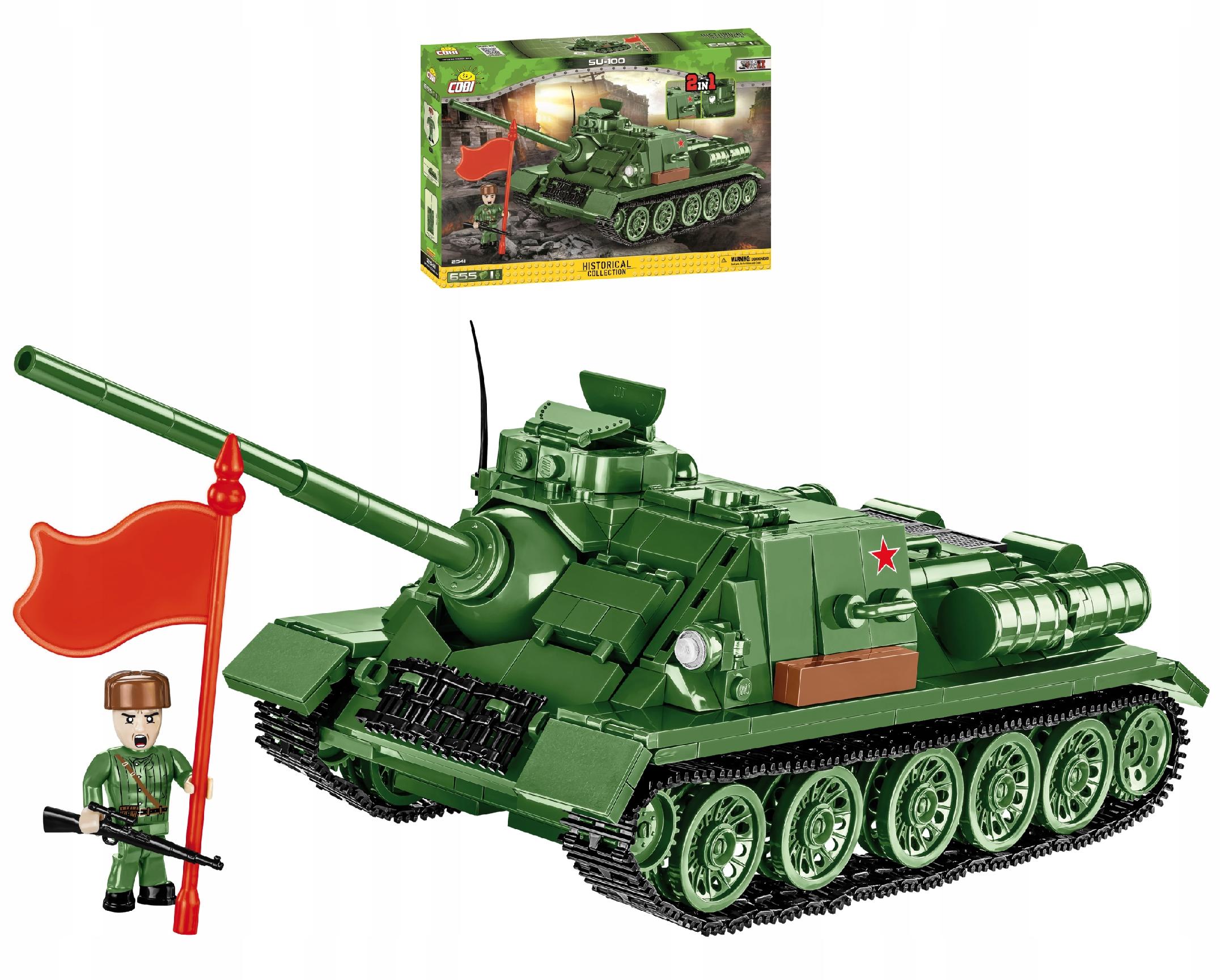 

Cobi Czołg 2541 Radzieckie Działo SU-100 Klocki