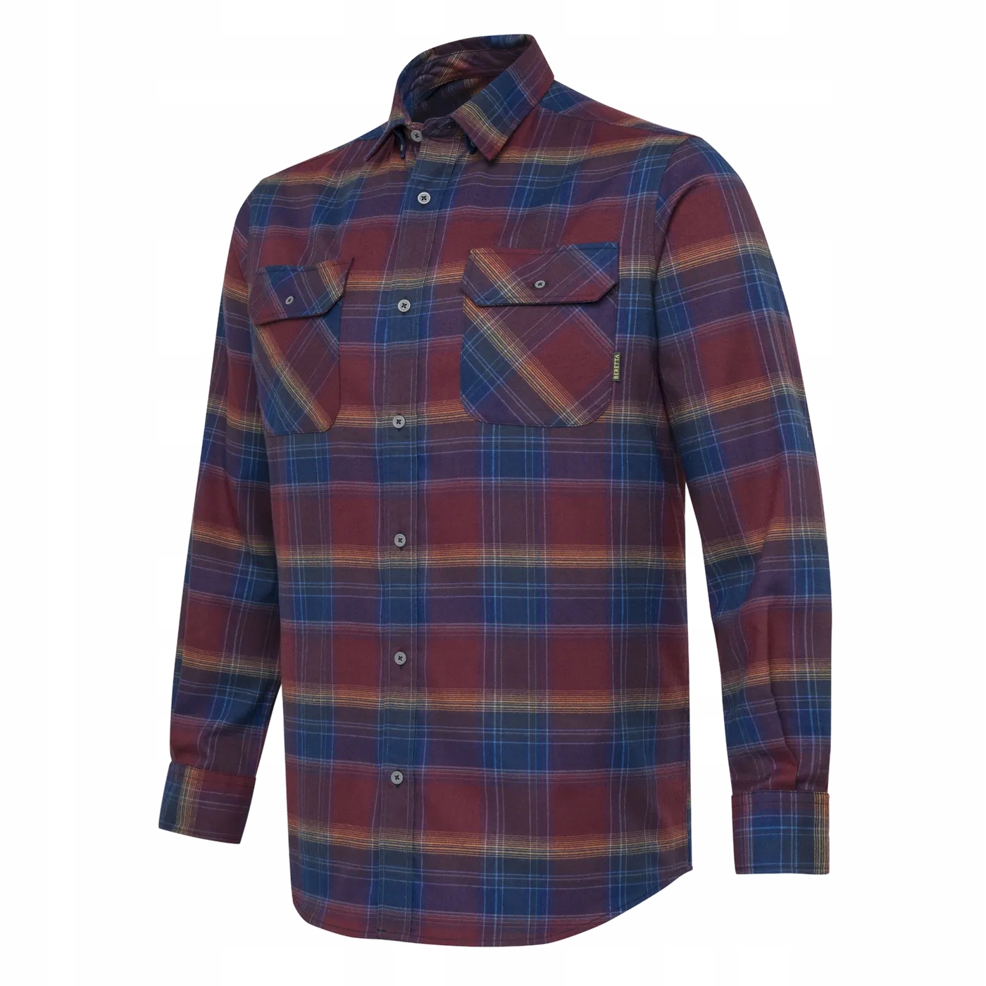 Myśliwska koszula flanelowa Beretta Cadet LU991 Burgundy Check M