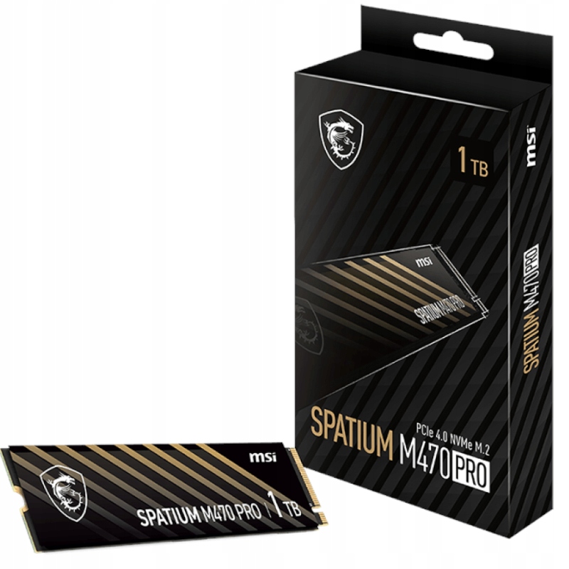 Dysk Ssd Msi Spatium M470 Pro PCIe 4.0 NVMe M.2 1TB