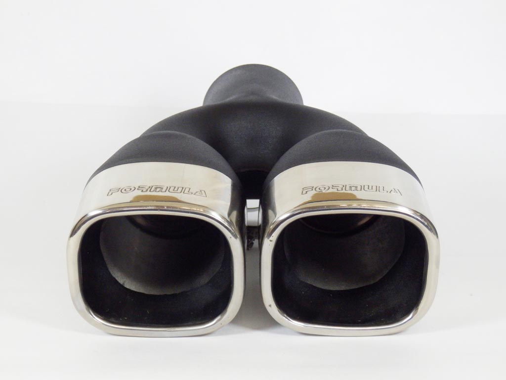 KOŃCÓWKA KWADRAT FORMULA TUV 60mm STAL NIERDZEWNA KOŃCÓWKA WYDECHU TŁUMIKA