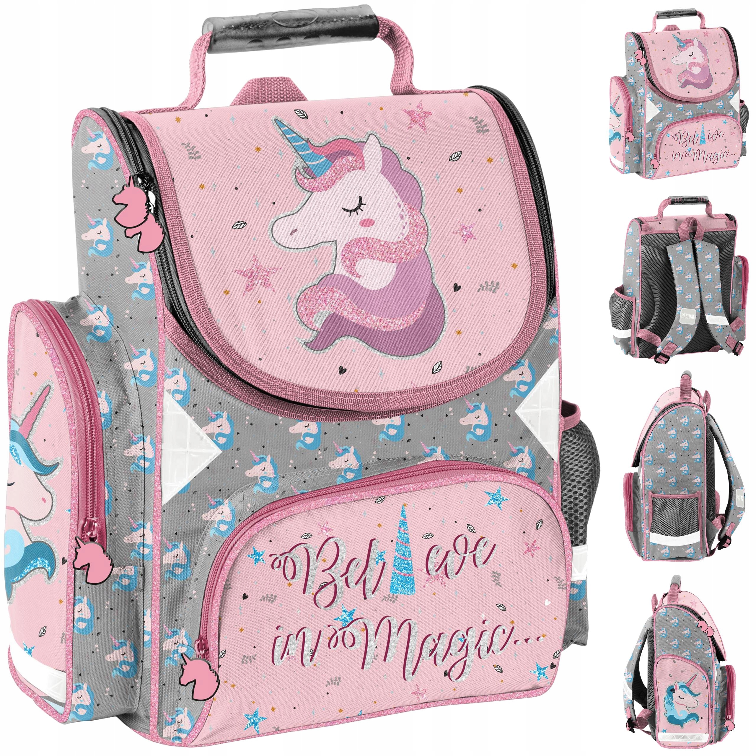 UNICORN TORNISTER SZKOLNY JEDNOROŻEC DZIEWCZĘCY