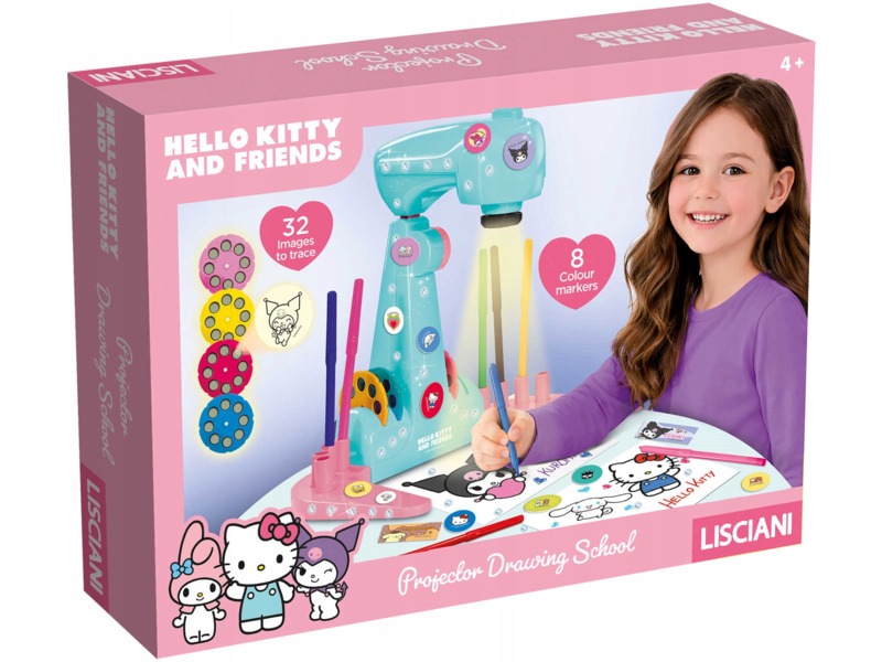 Zestaw Lisciani Hello Kitty and Friends Szkoła rysowania z projektorem