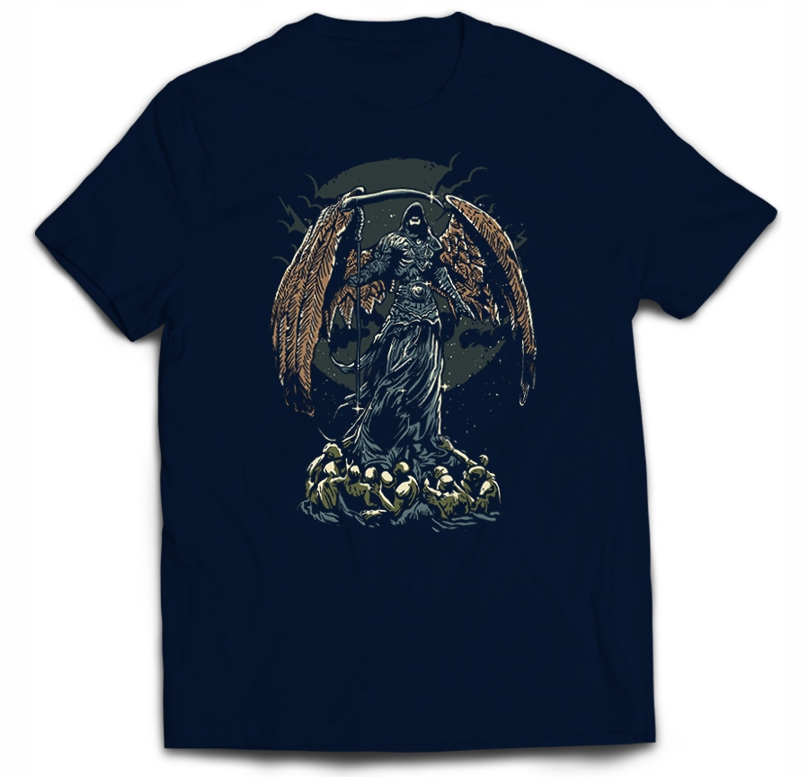 

Tshirt upiór apokalipsa anioł śmierci kosa XL