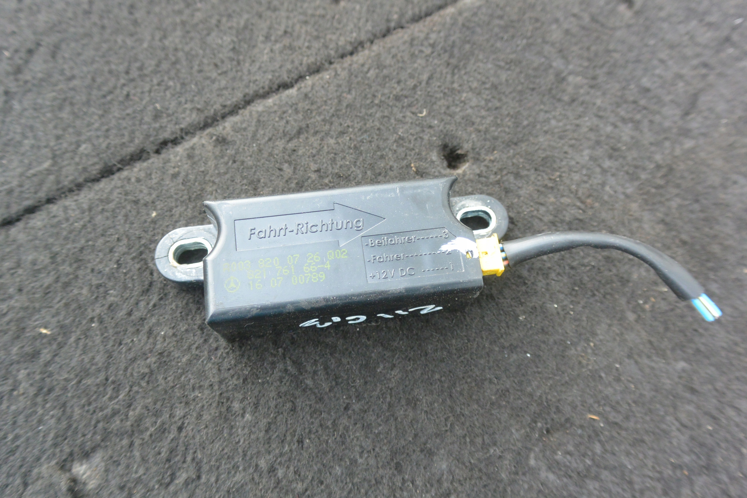 Sensor SENSOR Beschleunigungs- MERCEDES-BENZ E-KLASA CLS-KLASA W211 W219