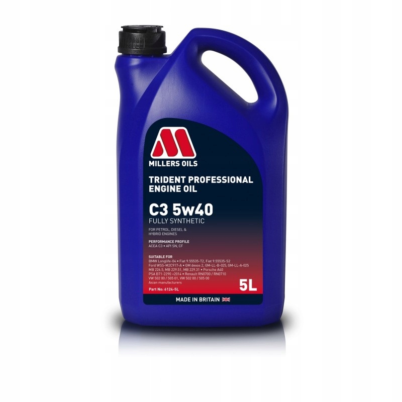 

Millers Trident Professional C3 5w40 5L