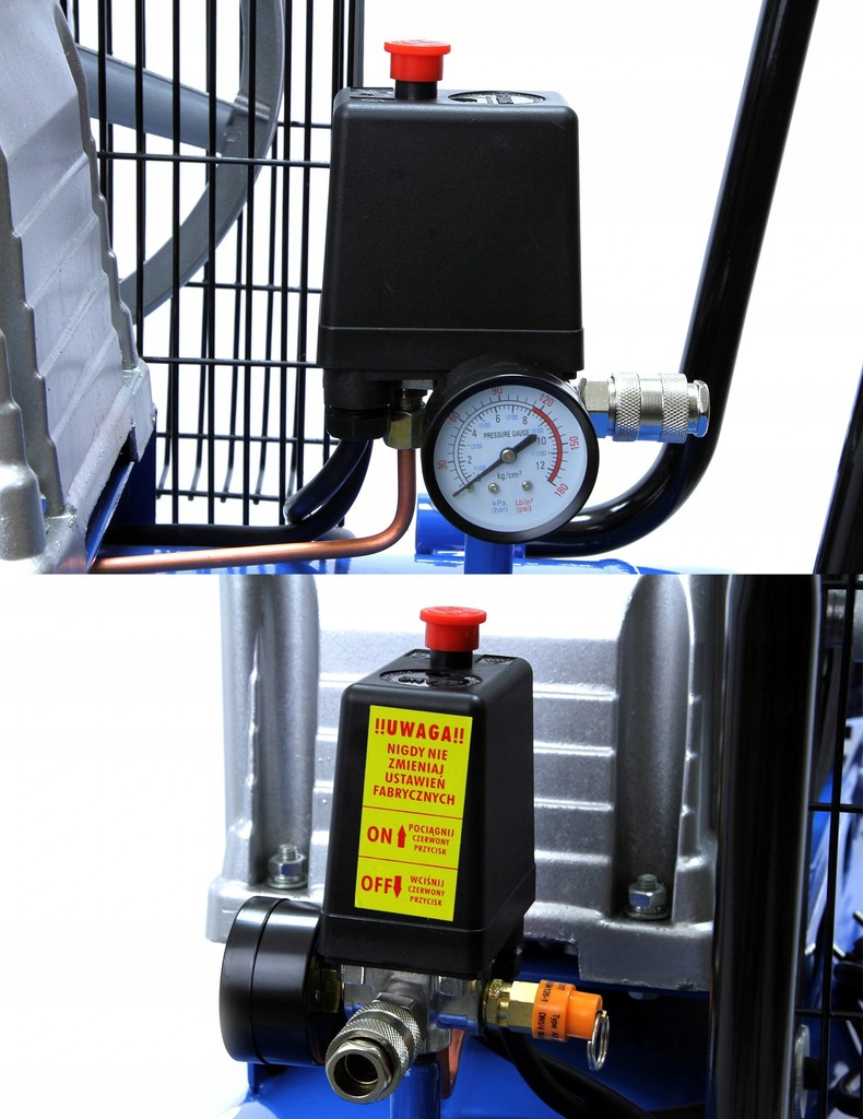 KOMPRESOR OLEJOWY SPRĘŻARKA 100L RIPPER 2 TŁOKI Typ kompresor olejowy