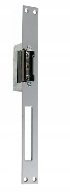 Elektrozávěs S Pamětí, 250 x 25 mm, Lakovaný, Stříbrný pro ocelové dveře