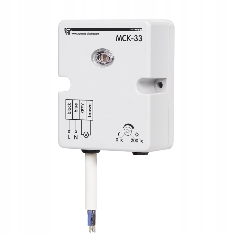 

Wyłącznik Zmierzchowy MCK-33 Automat Czujnik