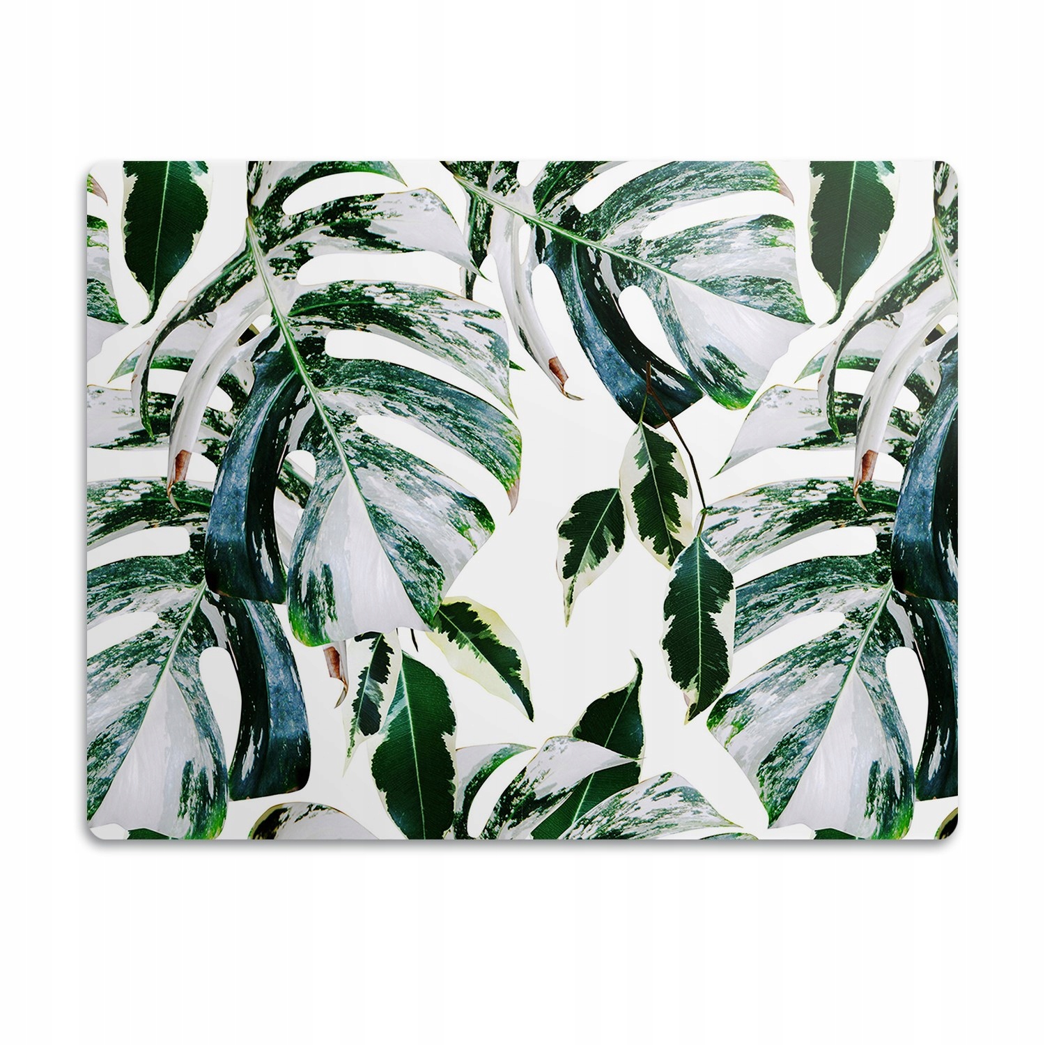 Ochranná podložka pod misky s palmovými listy 90 x 60 cm