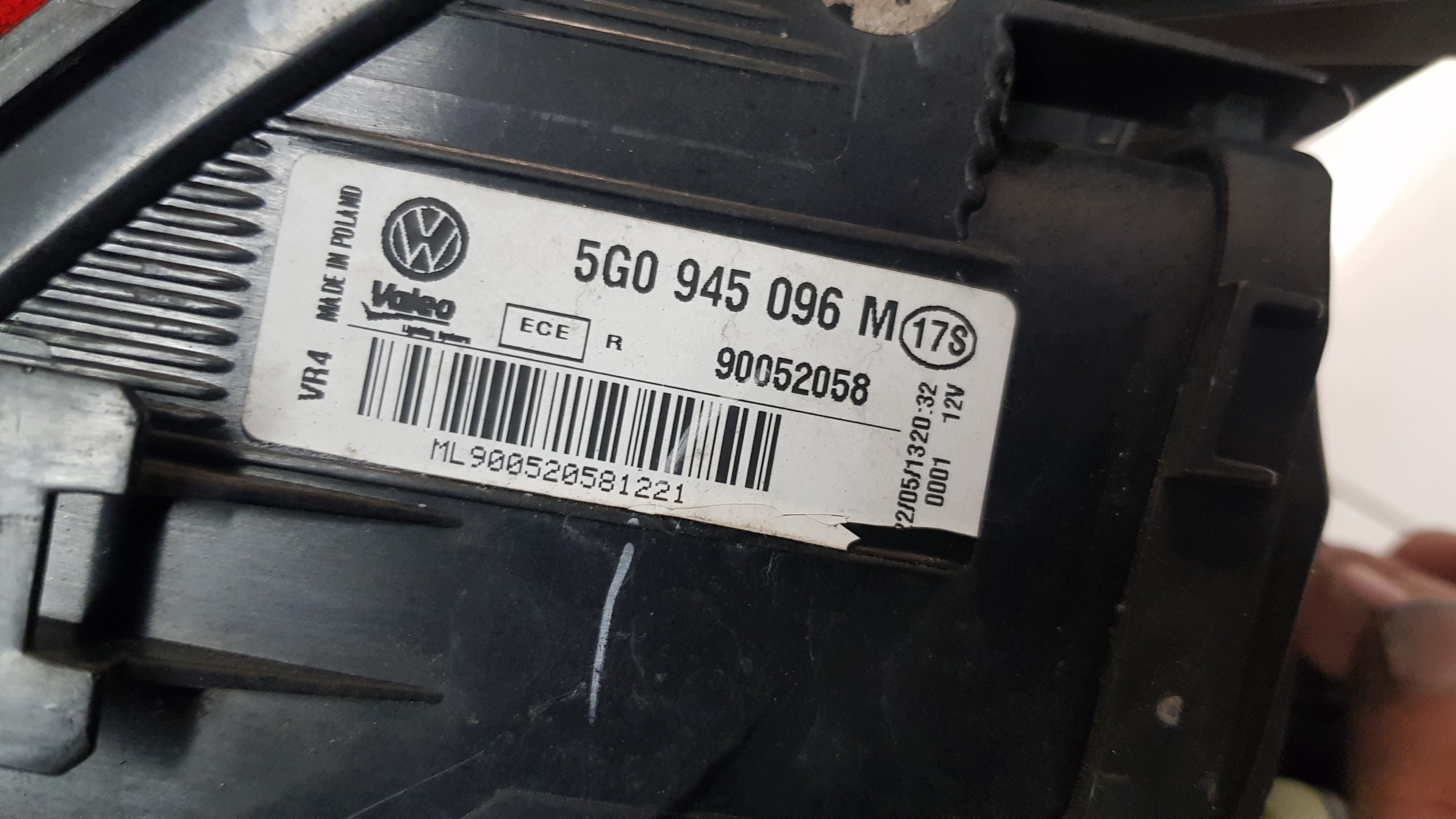 GOLF VII light rear part rear right 5G0945096M