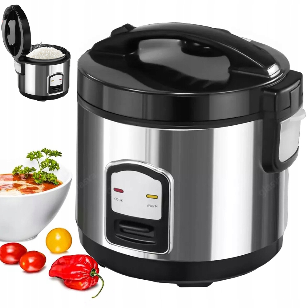 Multicooker 2L 400W Rýžový Hrnec Vynikající Dárek Černý