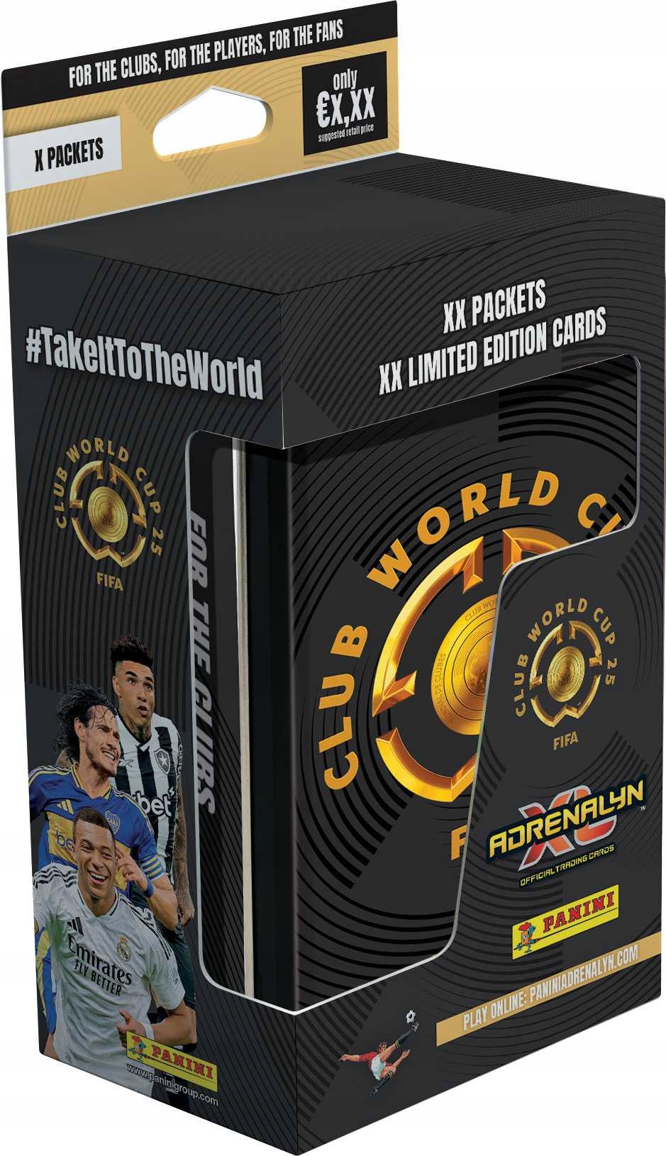 Fifa Club World Cup 2025 Adrenalyn plechová krabička (hranatá)