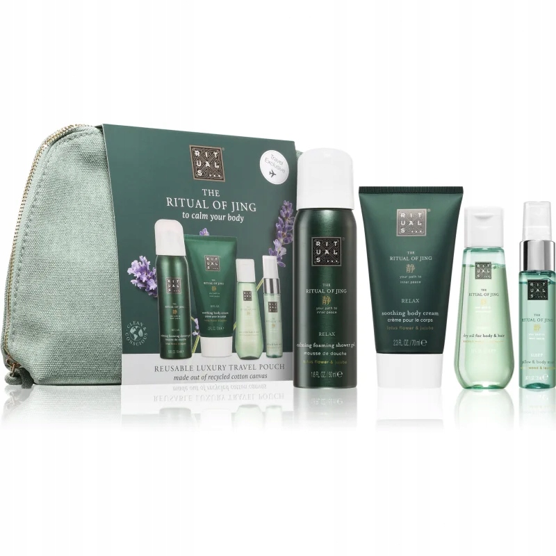 Rituals Of Jing Sada sprchových pěn Olej Krém na tělo Mlha