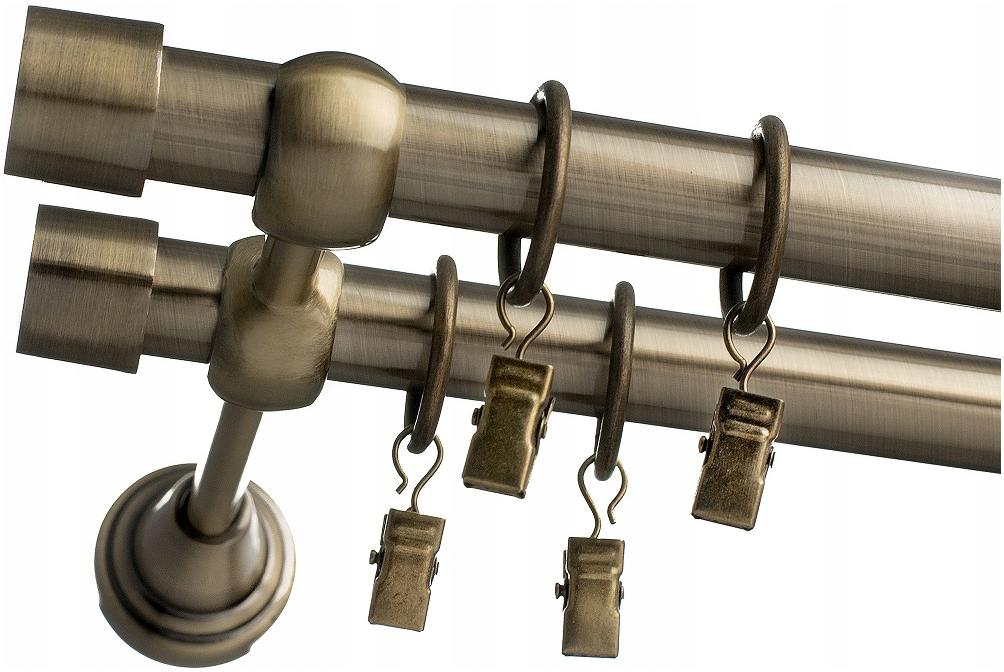 

Karnisz Podwójny Prosty 19mm 200cm Różne
