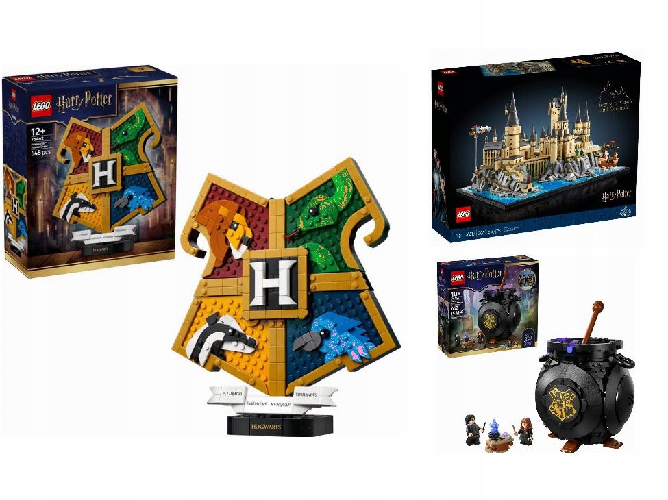 Klocki Lego Harry Potter76462 Herb Hogwartu Dwa Zestawy!