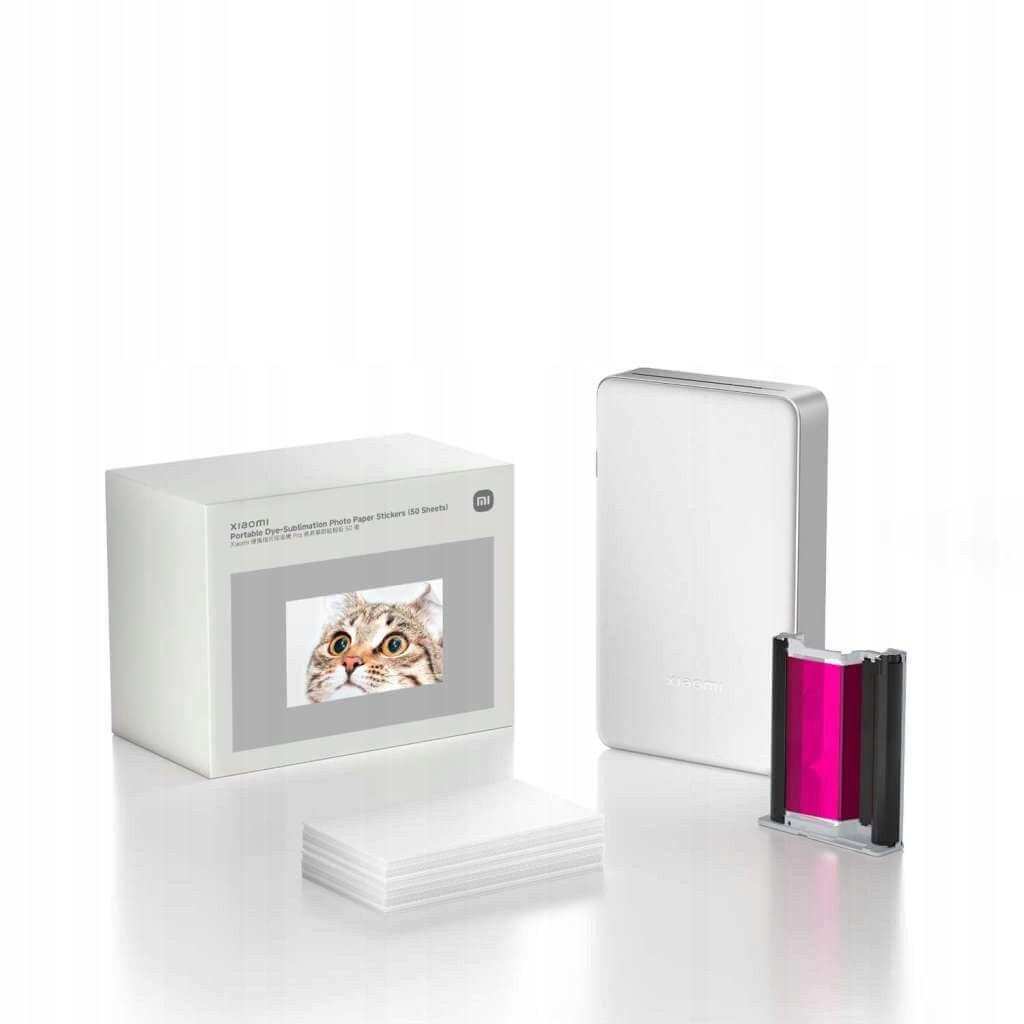 Xiaomi Portable Dye-Sublimation Photo Paper Stickers foto papír, 50ks