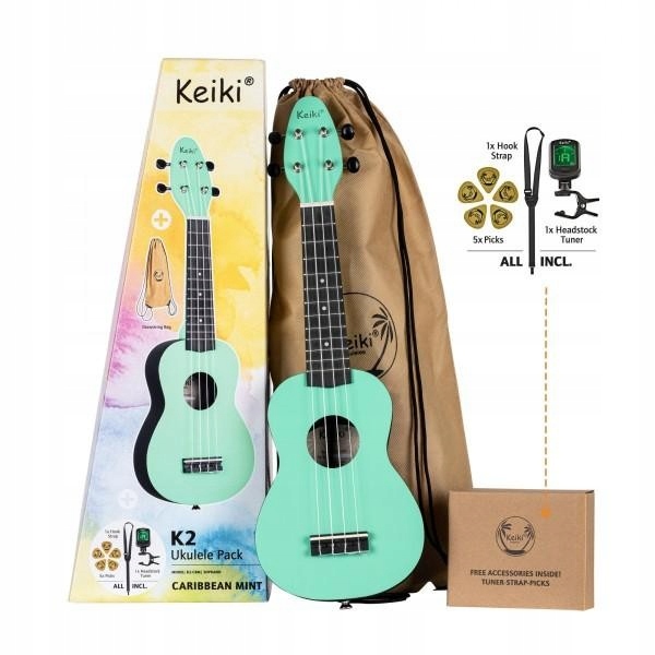 Sopránové ukulele Ortega K2-CBM Caribbean Mint