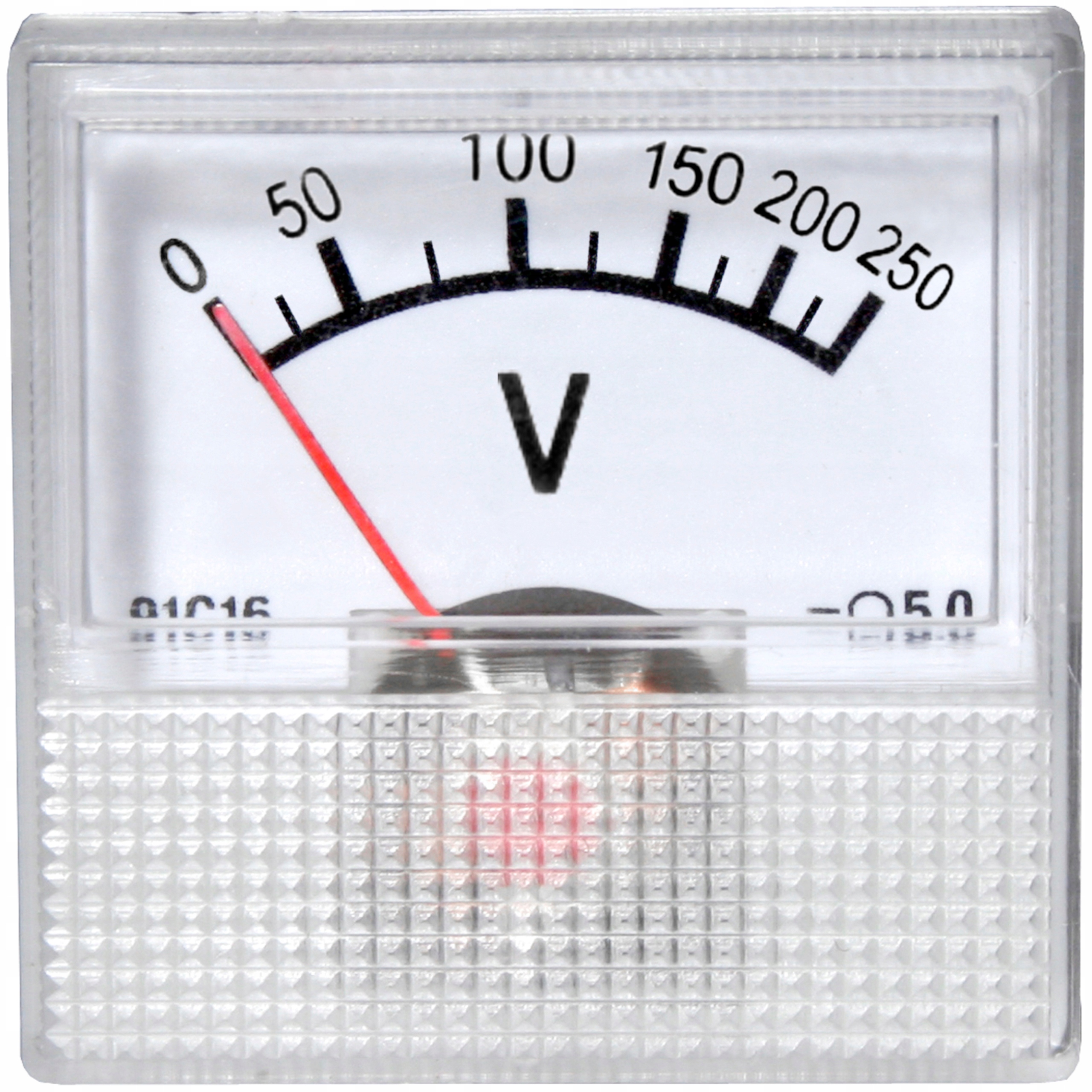 

Miernik analogowy woltomierz 250V kwadratowy Mini