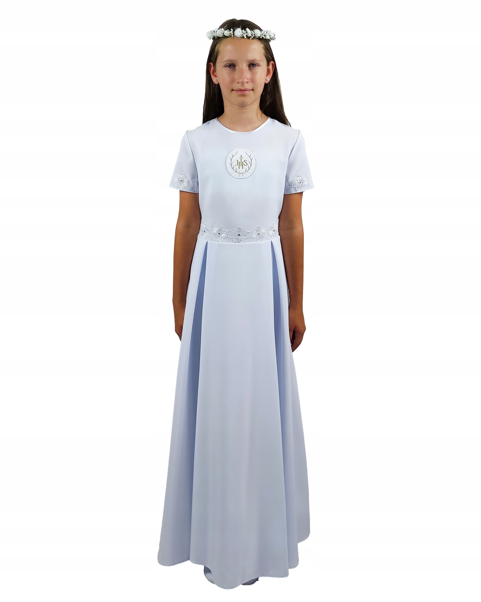 Sukienko alba komunijna dla dziewczynki - NA MIARĘ