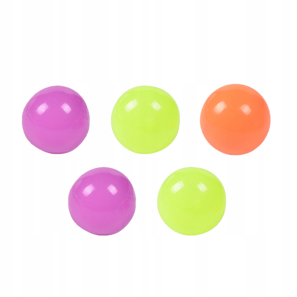LEPIĄCA PIŁKA ŚWIECĄCA DZIECI ANTYSTRES W LOSOWYM KOLORZE