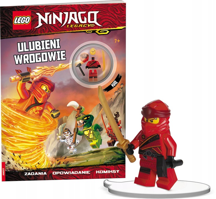 LEGO Ninjago KAI + książka ULUBIENI WROGOWIE