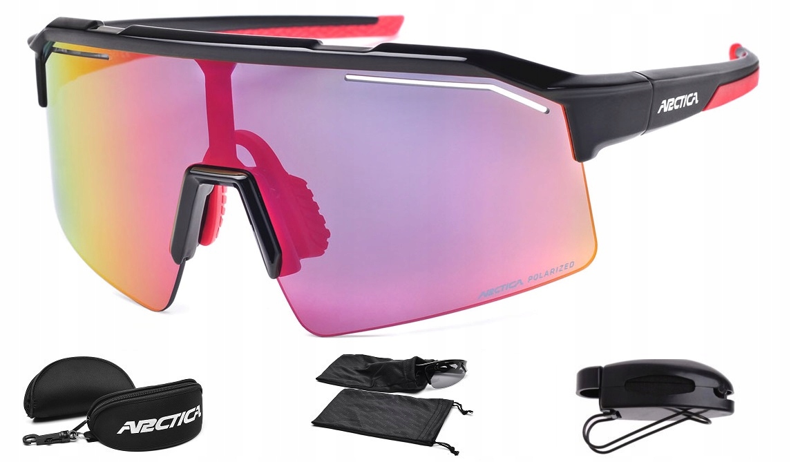 Okulary Rowerowe Monolens Arctica S-346A Polaryzacja Powłoka Revo