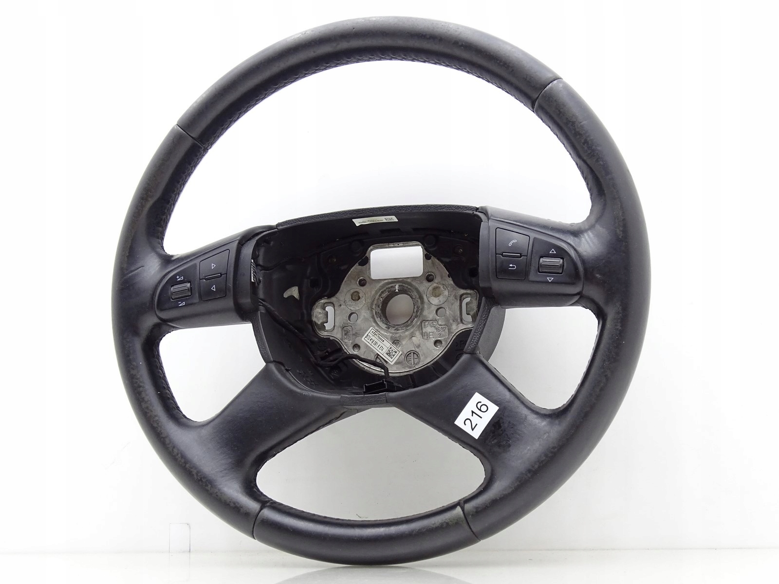 3T0419091K - РУЛЬ КОЖАНЫЙ МНОГОФУНКЦИОНАЛЬНЫЙ SKODA SUPERB II 3T