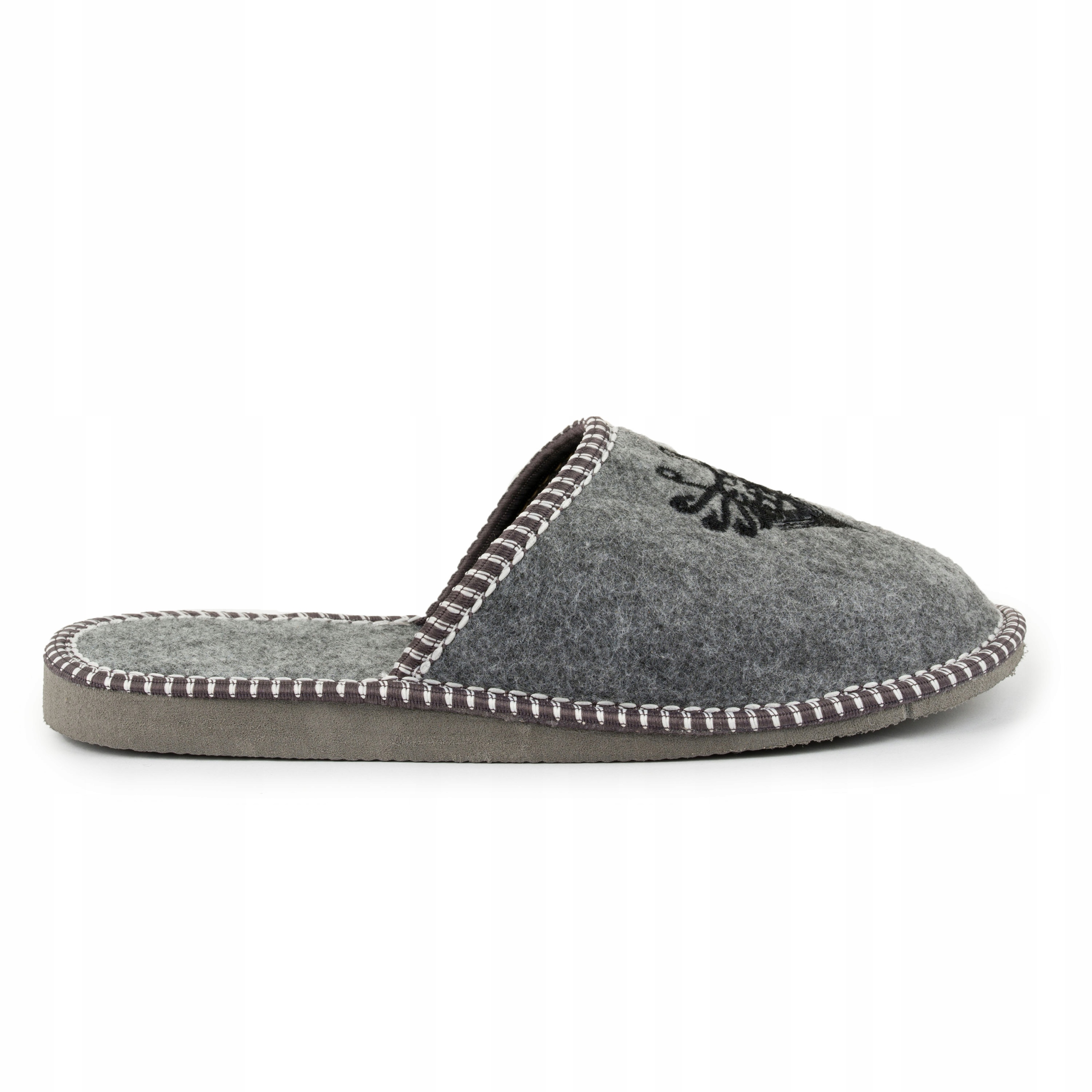 Filcowe kapcie damskie pantofle GÓRALSKI WZÓR - 39 Rozmiar 39