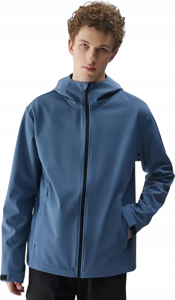 Pánská softshellová bunda 4F M324 Denim 4FWSS25TSOFM324 32S vel. M