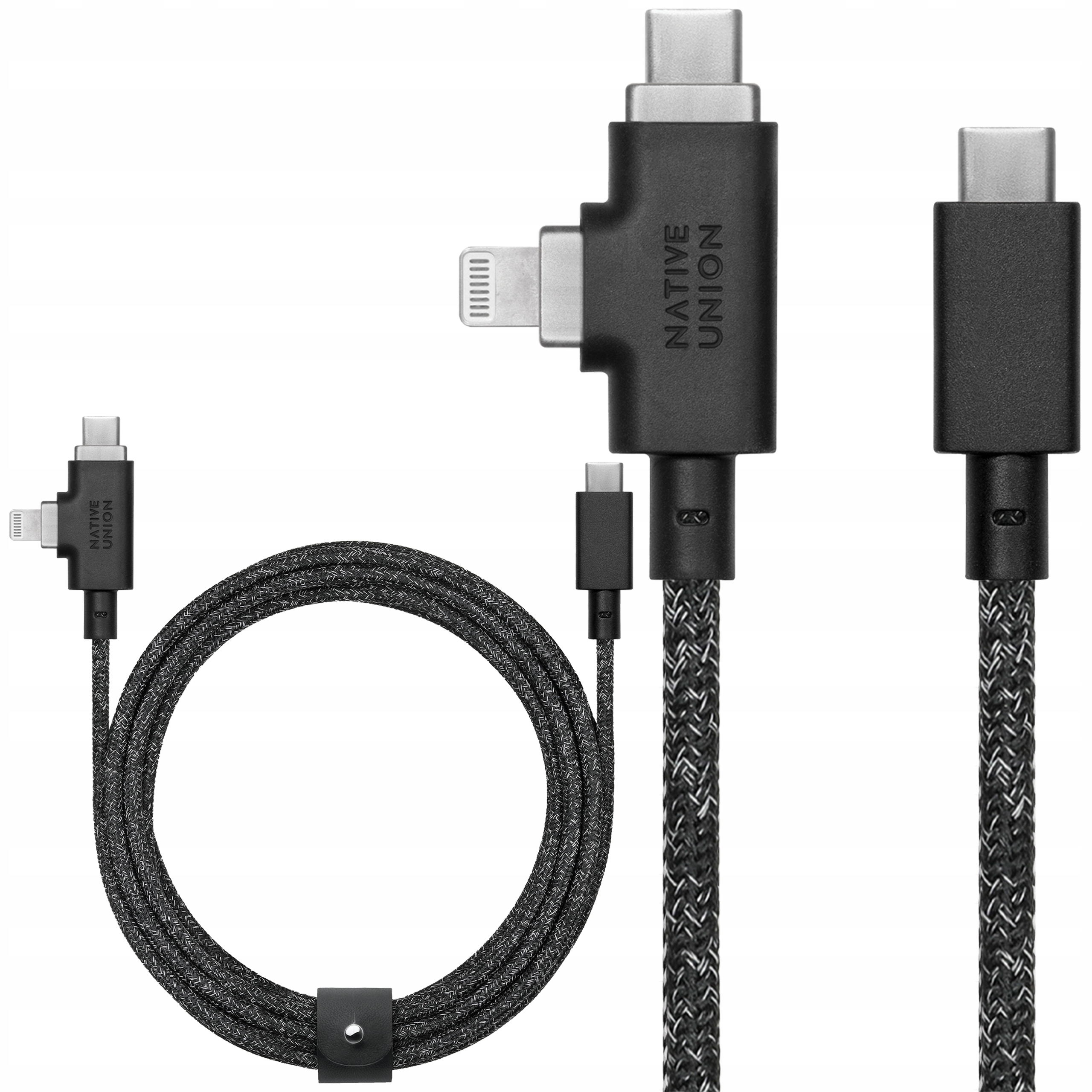 Native Union Belt Duo Pro kabel Usb-c na Usb-c Lightning 240W 2,4 m