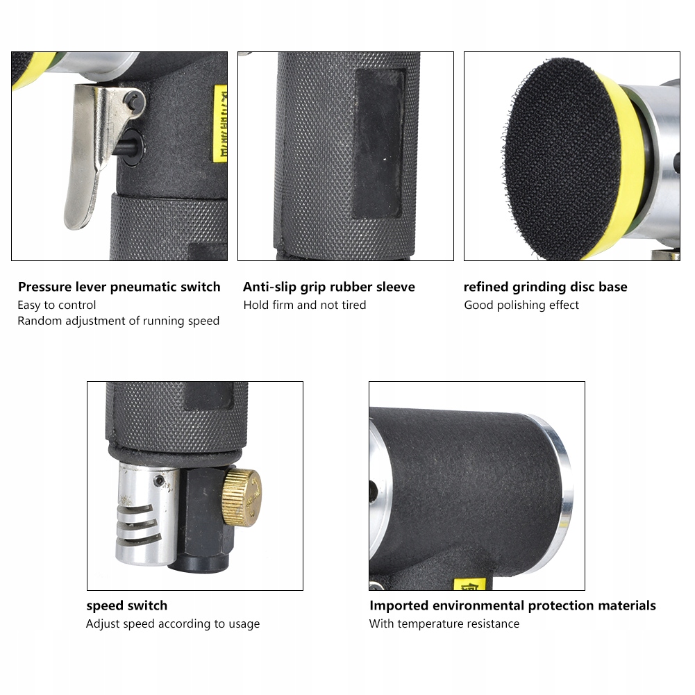 PNEUMATYCZNA SZLIFIERKA MIMOŚRODOWA ORBITALNA Kod producenta NUGNR9474