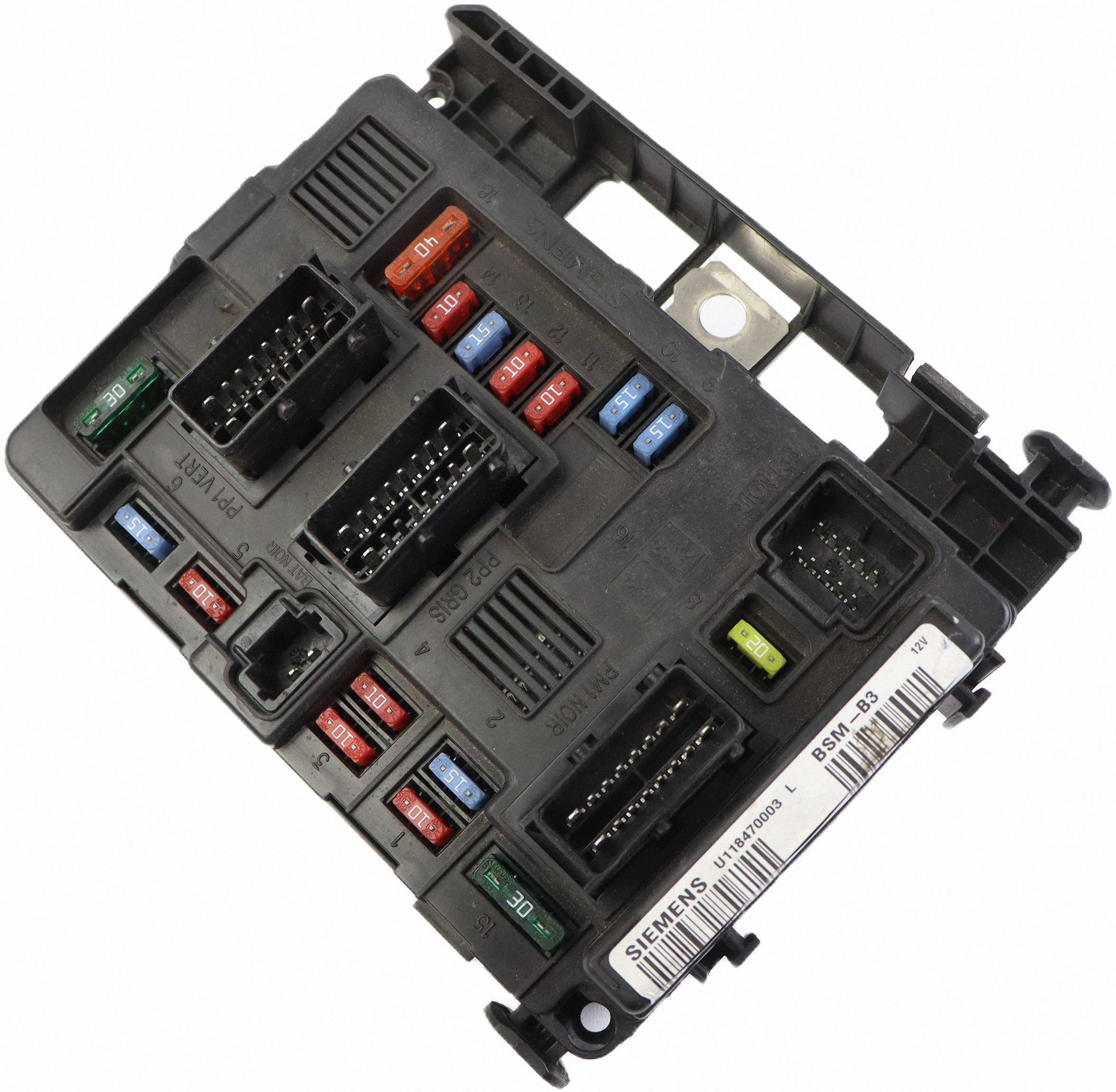CITROEN PEUGEOT module boîte unité de commande électronique uce BSM 9650618480 U118470003L