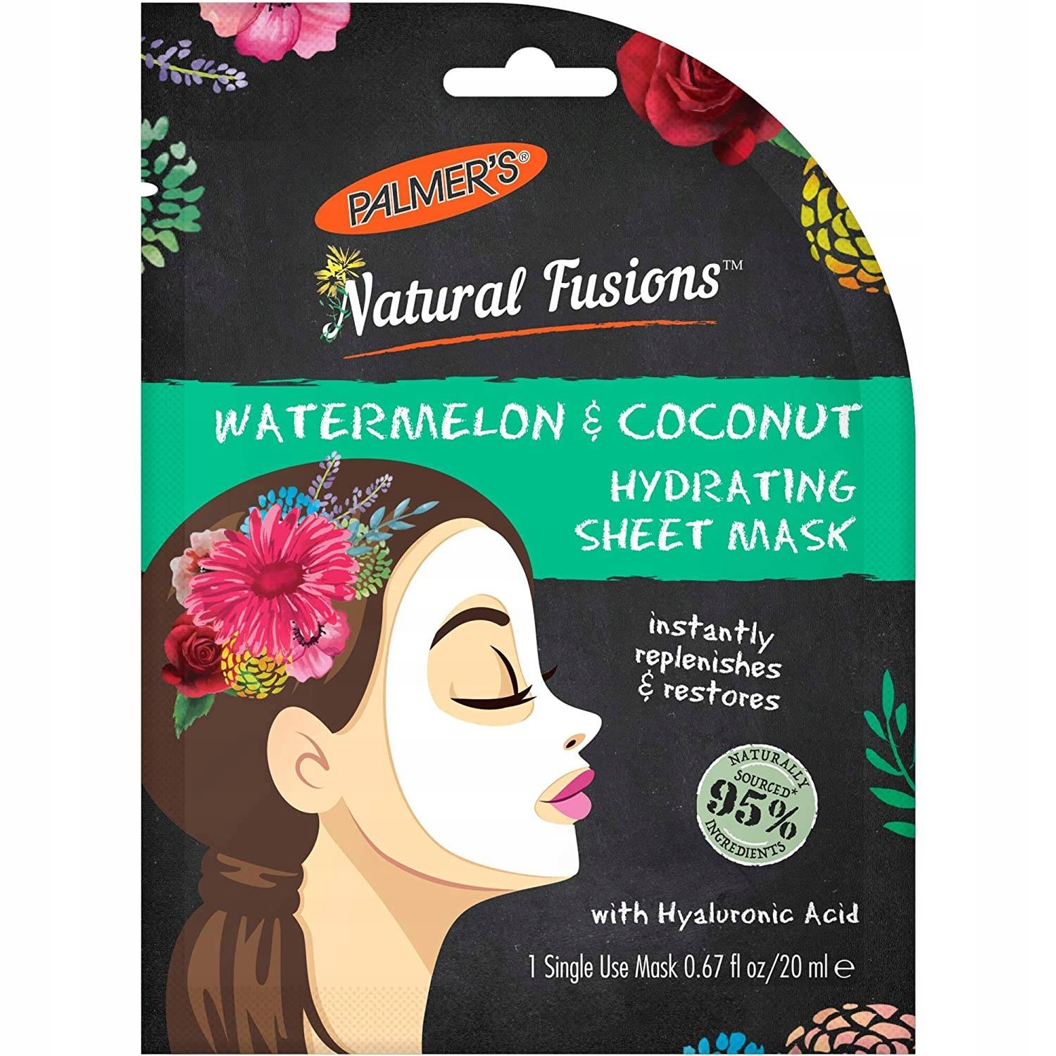 

Palmer's maseczka na twarz Watermelon Coconut x1