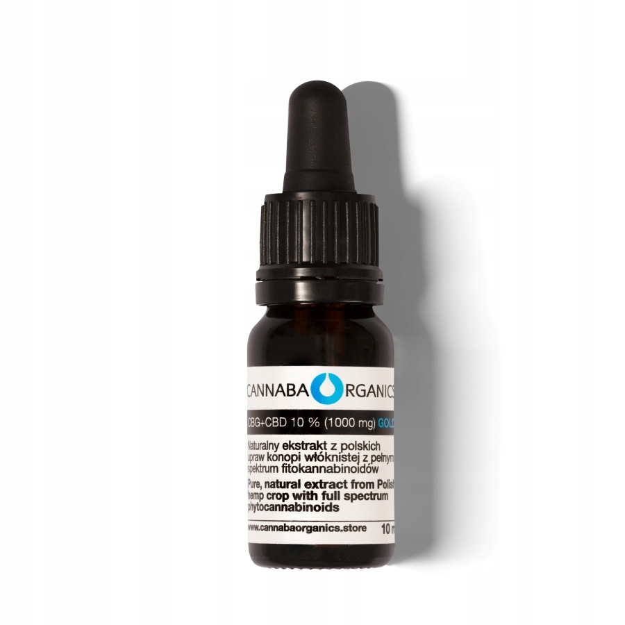 

Olejek Konopny Cbg+cbd 10% 10 ml Certyfikowany