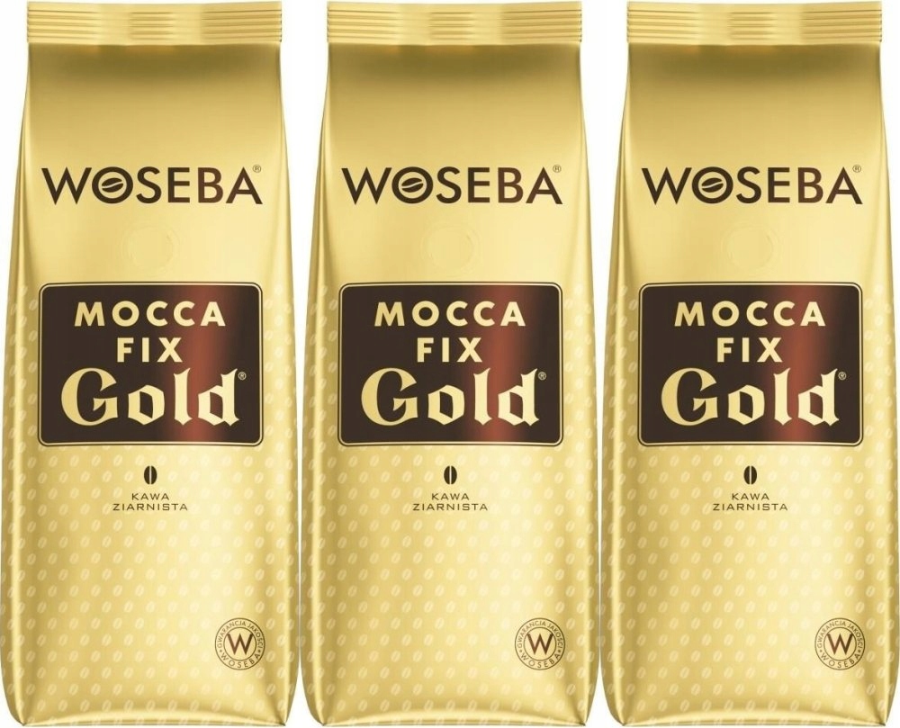 Woseba Mocca Fix Gold kawa ziarnista 500g x 3