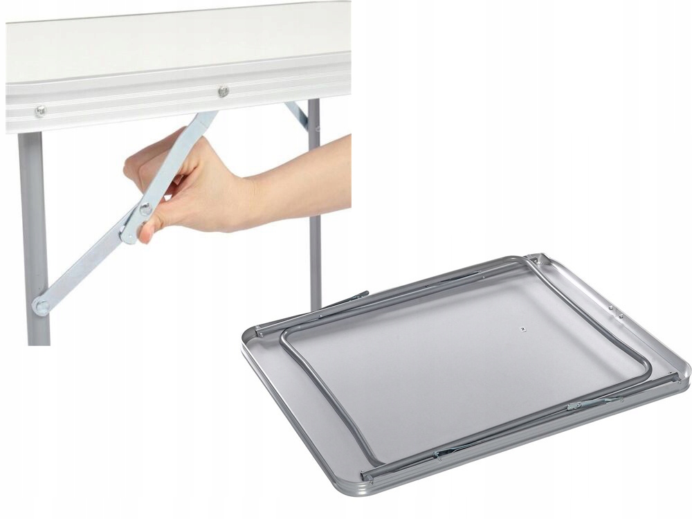 ROZKŁADANY STOLIK TURYSTYCZNY STÓŁ KEMPINGOWY Wysokość 70 cm