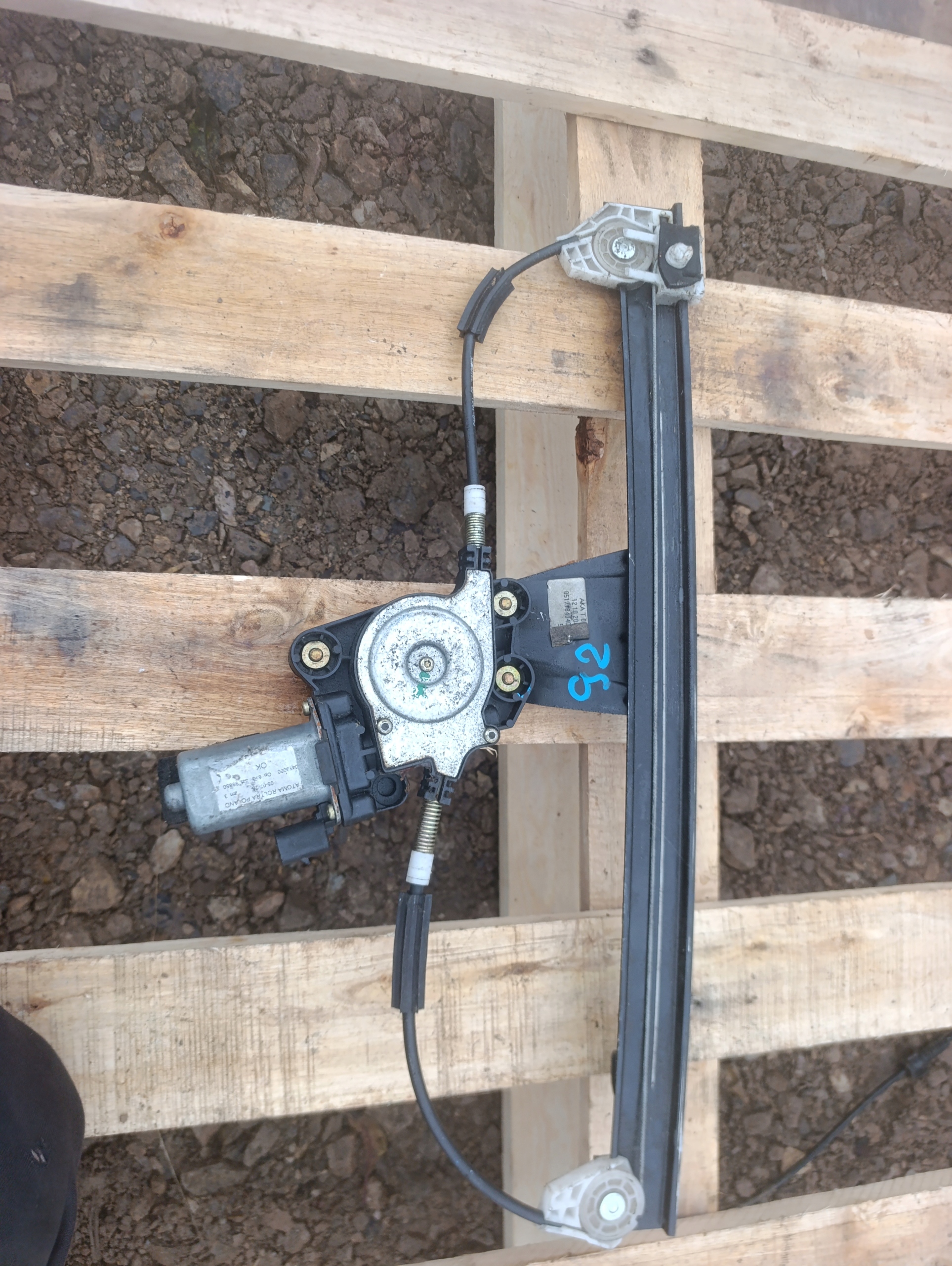 mechanism window regulator door left front Fiat doblo