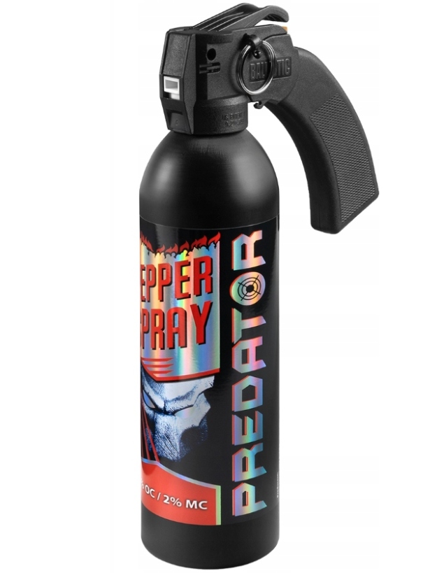 Mocny Gaz Pieprzowy Predator 550ml Gaśnica G034