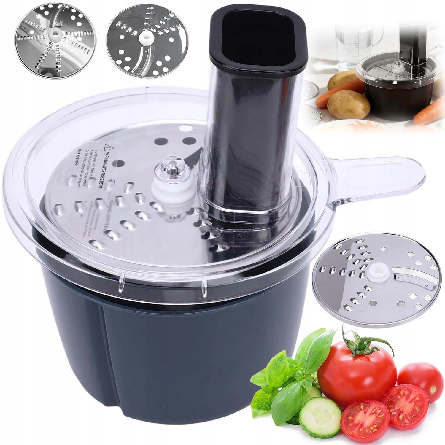 Nakładka Krojąca Thermomix Szatkownica Krajalnica Tarka Do Termomix TM6 TM5