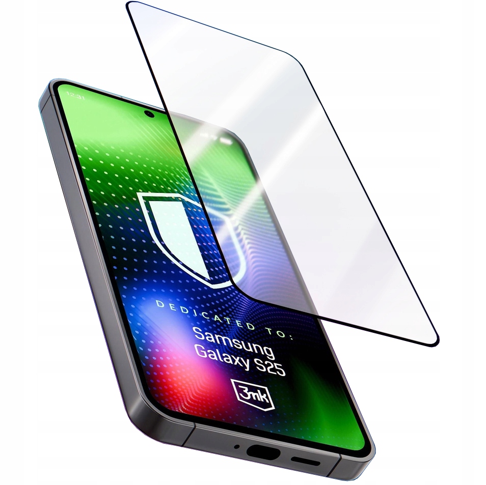 Sklo 3mk pro Galaxy S25, tvrzené na displej telefonu