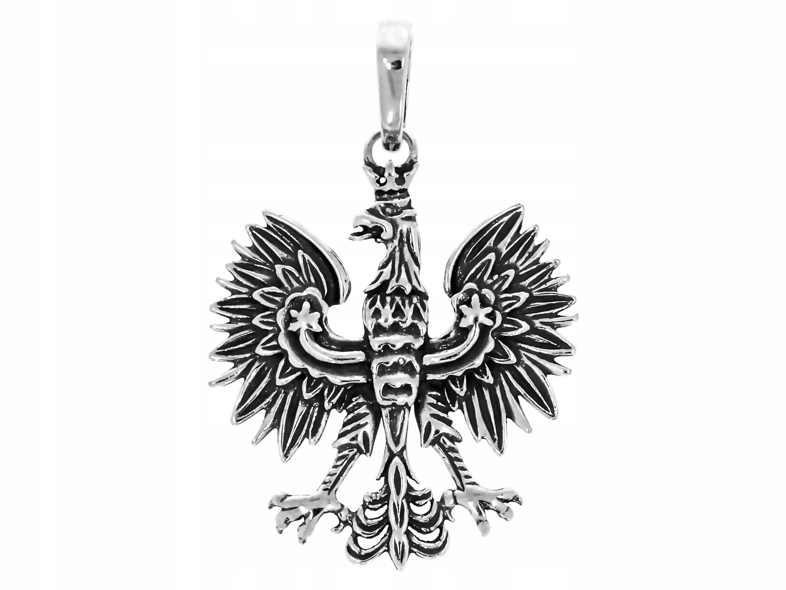 Stříbrný Pánský Patriotický Přívěsek Orel Oxidovaný Pánský Přívěsek Stříbro