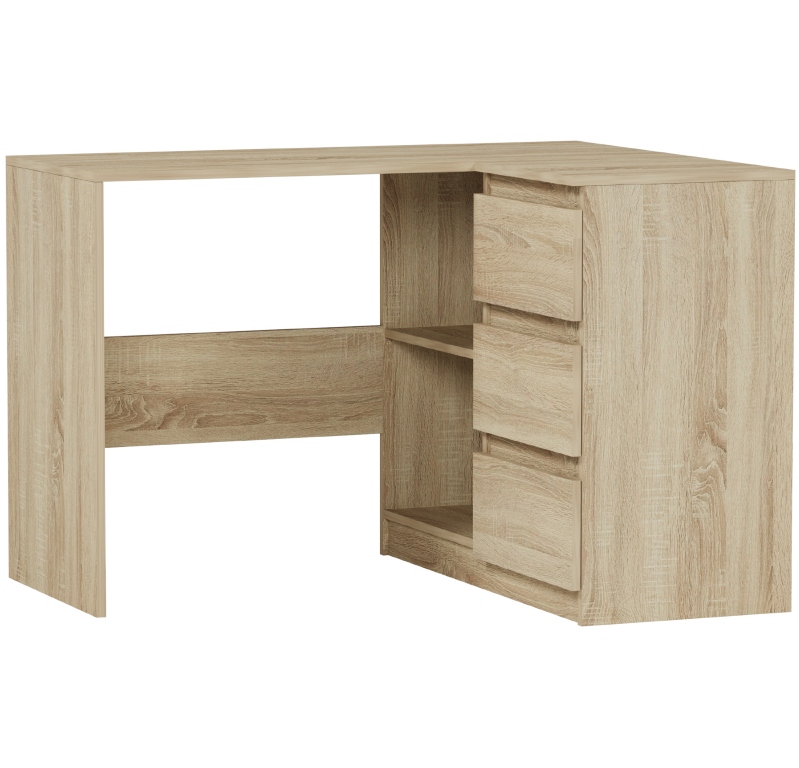 MEBLE BIURKO NAROŻNE KOMPUTER PRAWE Sonoma N-4P