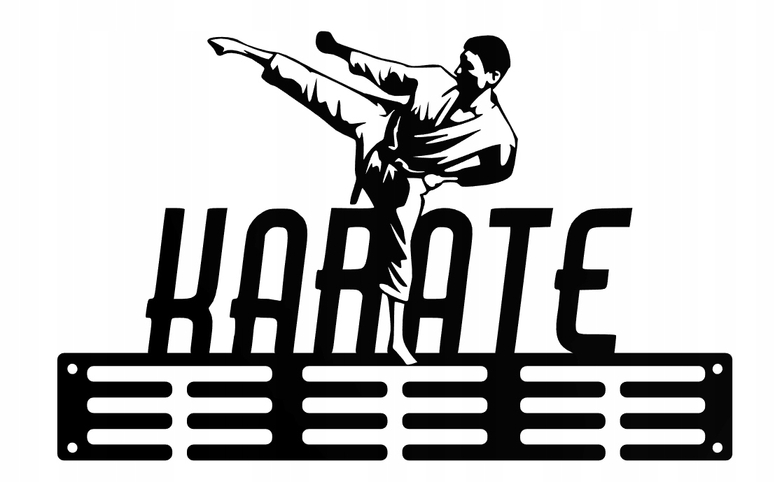 

Wieszak na medale Karate Walki +dystanse