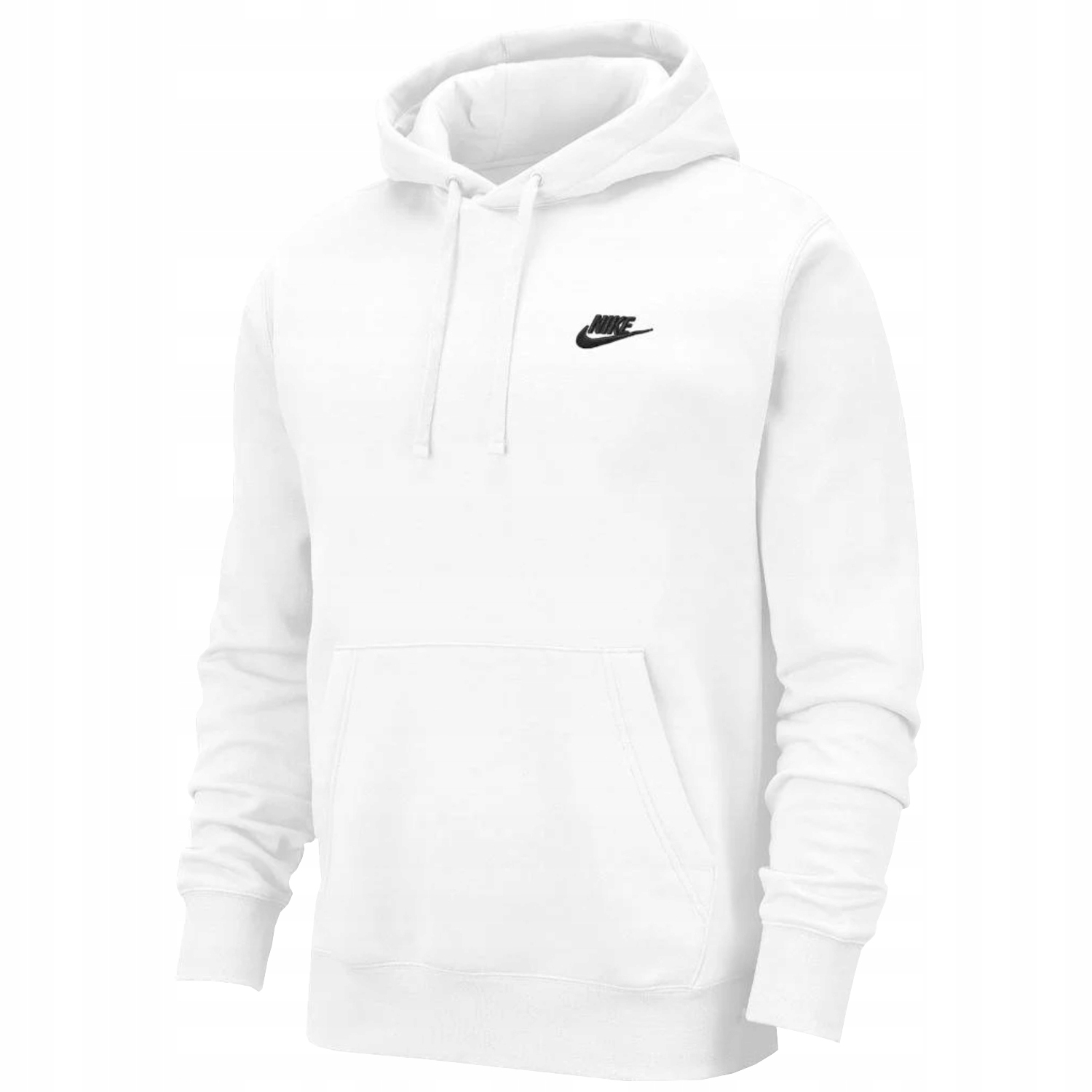 Nike Sportswear Club Fleece Hoodie (s) Pánská Mikina Bavlna Bílá