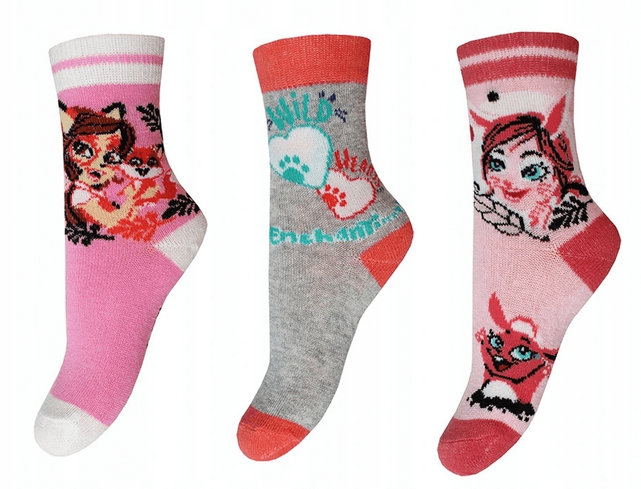 

Skarpetki komplet skarpetek Enchantimals 3-pack