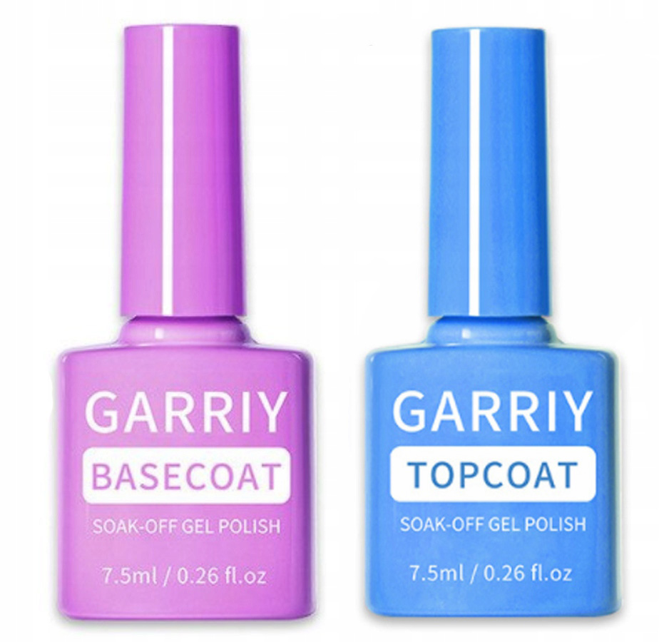 

2xLAKIER Hybrydowy Uv/led 7,5ML Baza Podkład Top