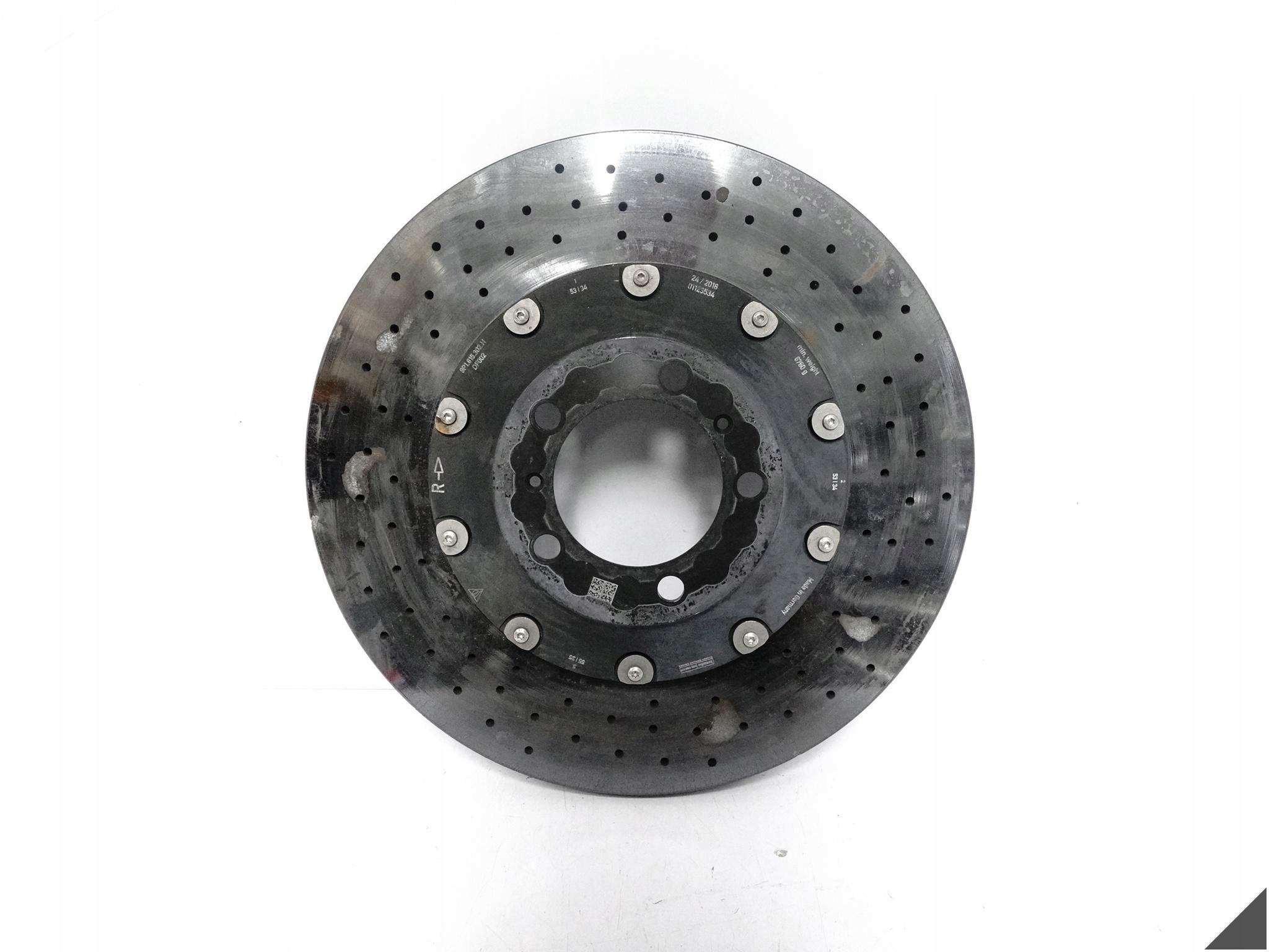 PORSCHE 991 992 TURBO C2 C2S C4 C4S PCCB disc CERAMICZNA right front