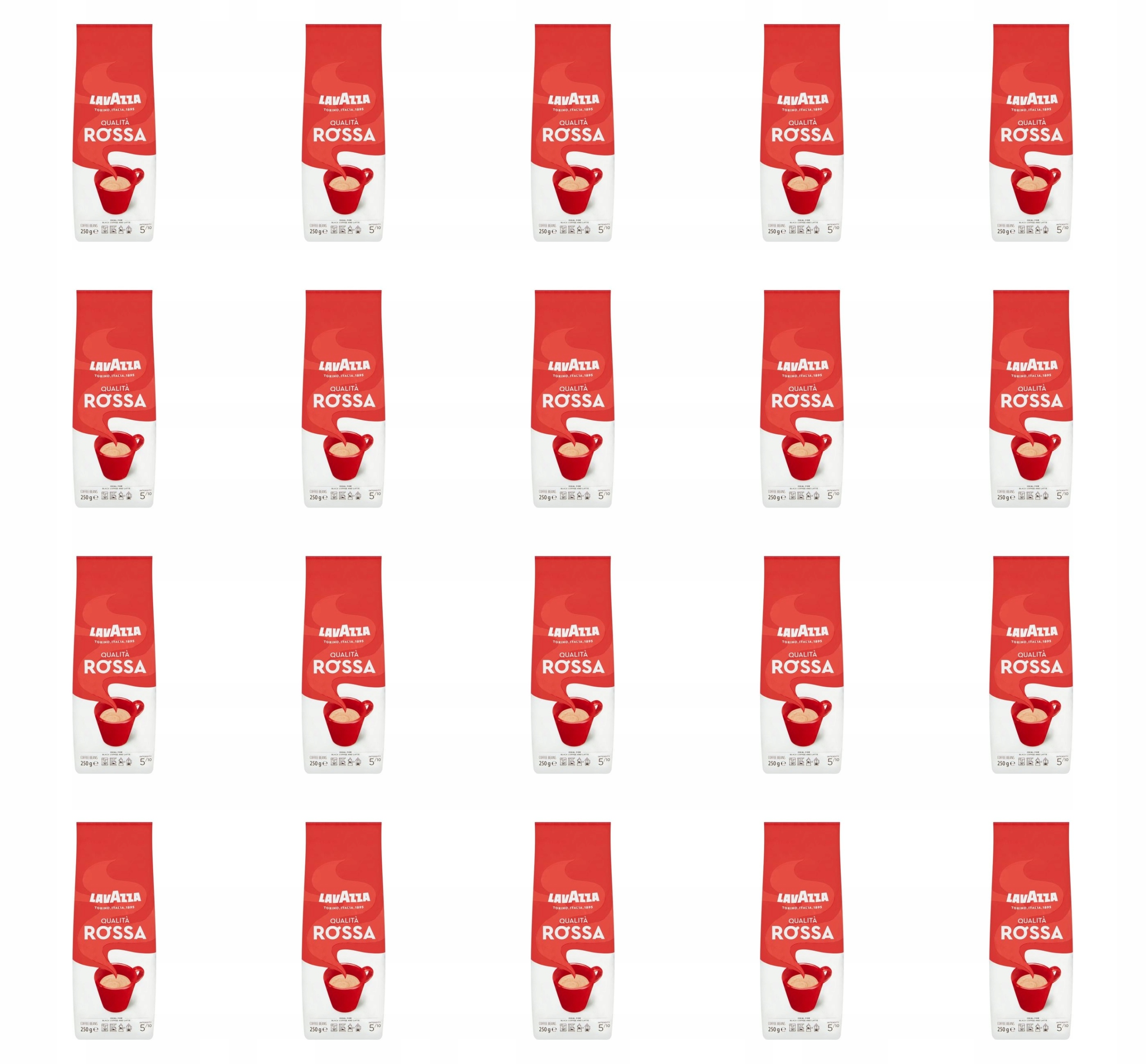 Lavazza Qualita Rossa, káva 250 g X20