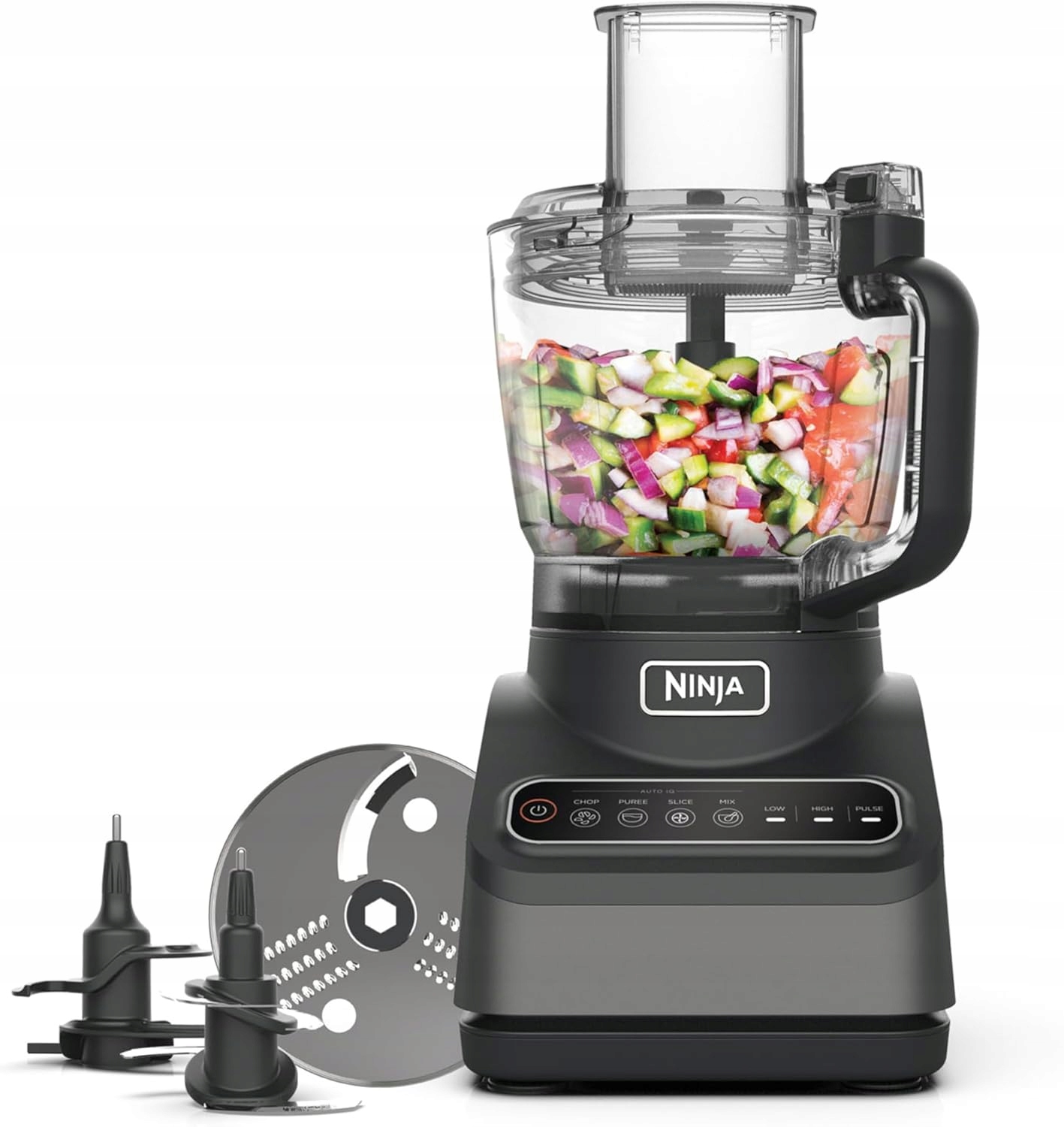 Kuchyňský Robot 850W 2,1L 4 Programy Drcení Krájení Mixování